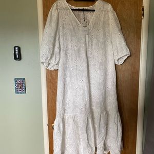 White Zara Dress